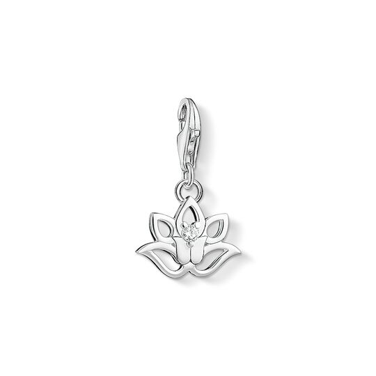 Charm pendant lotus flower from the Charm Club collection in the THOMAS SABO online store