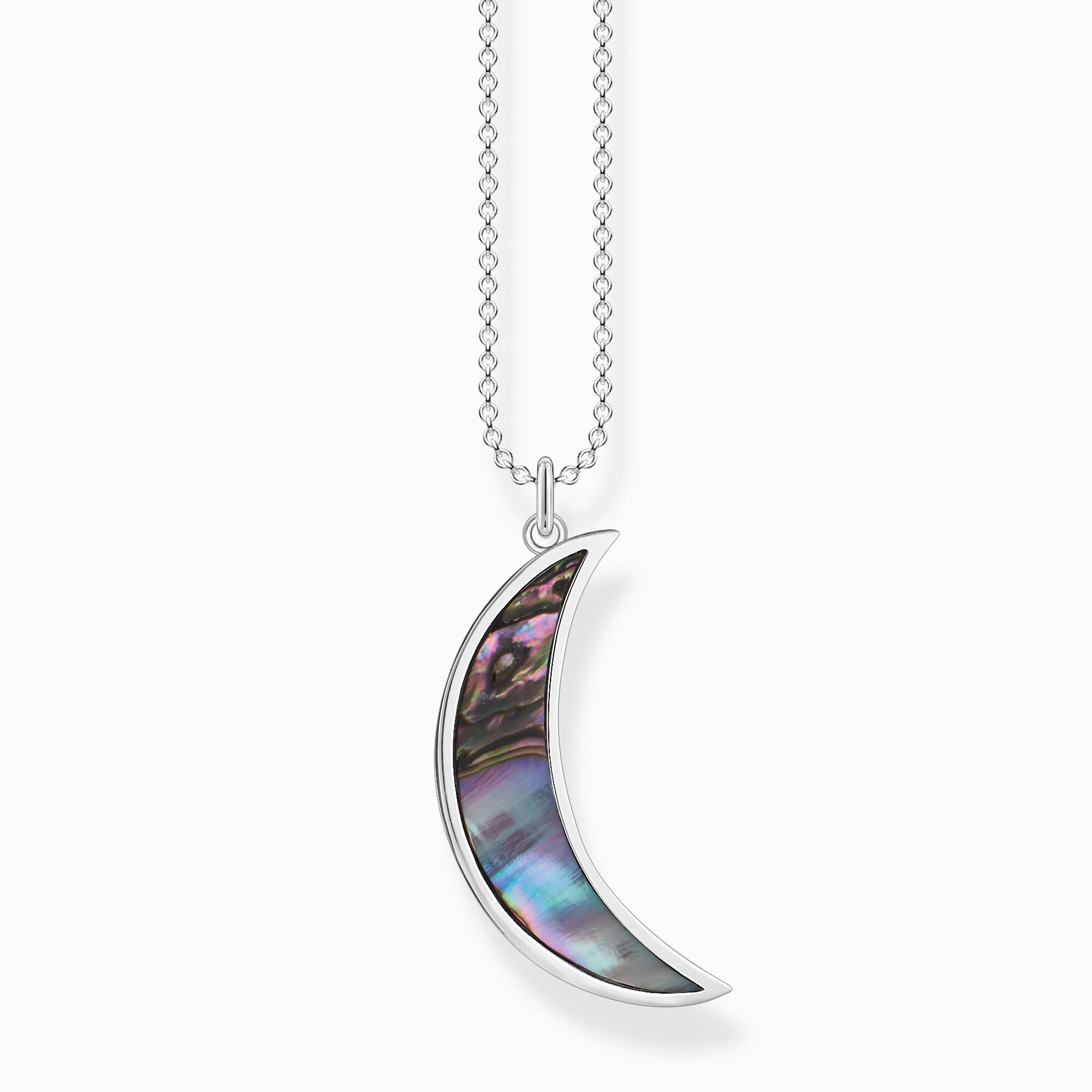 Necklace crescent moon abalone mother-of-pearl from the  collection in the THOMAS SABO online store
