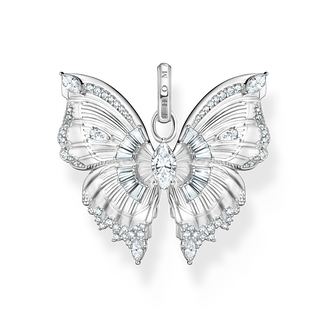 Silver pendant Butterfly Paradise with stones from the  collection in the THOMAS SABO online store