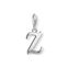 Charm-h&auml;ngsmycke bokstaven Z silver ur kollektionen Charm Club i THOMAS SABO:s onlineshop