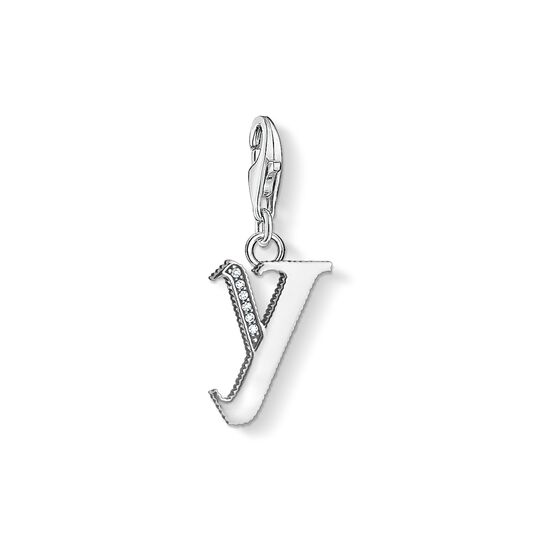 Charm-h&auml;ngsmycke bokstaven Y silver ur kollektionen Charm Club i THOMAS SABO:s onlineshop