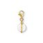 charm pendant cat&rsquo;s ears, gold from the Charm Club collection in the THOMAS SABO online store