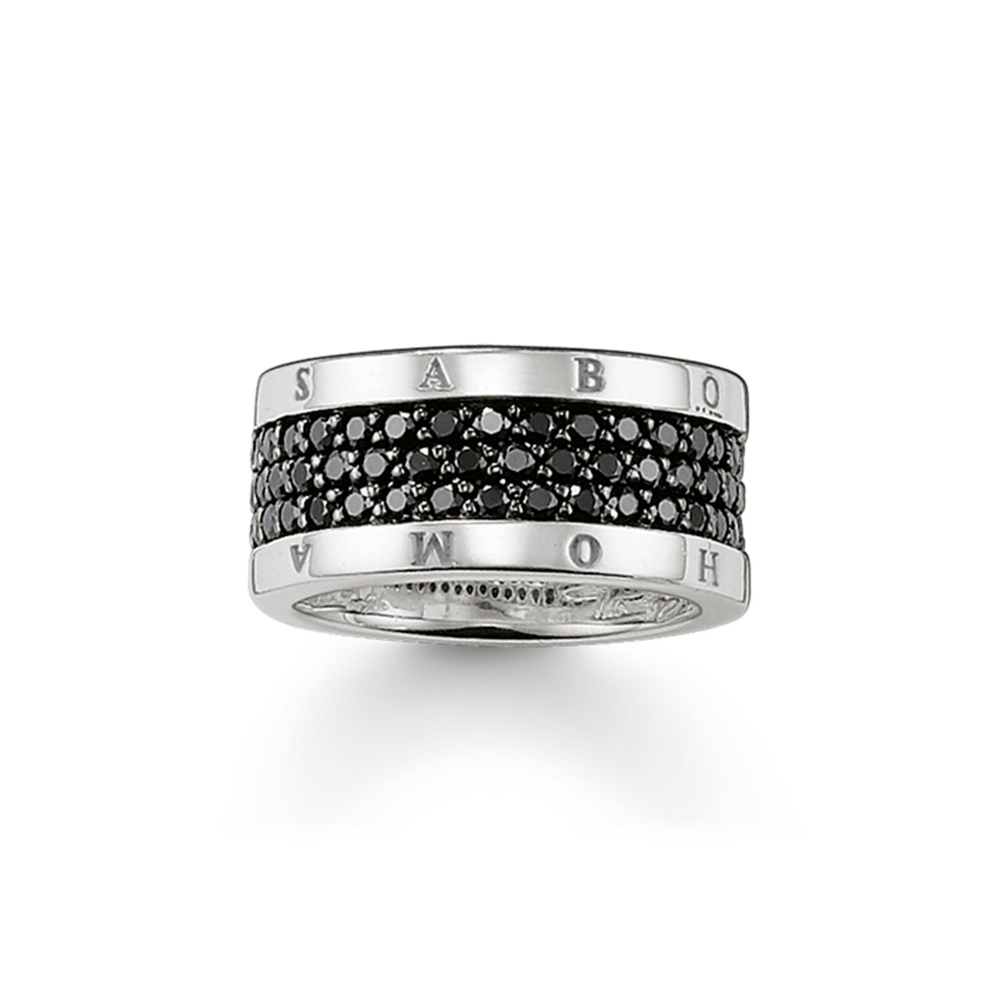 Ring Eternity Classic Black Tr1710 051 11 2 Thomas Sabo