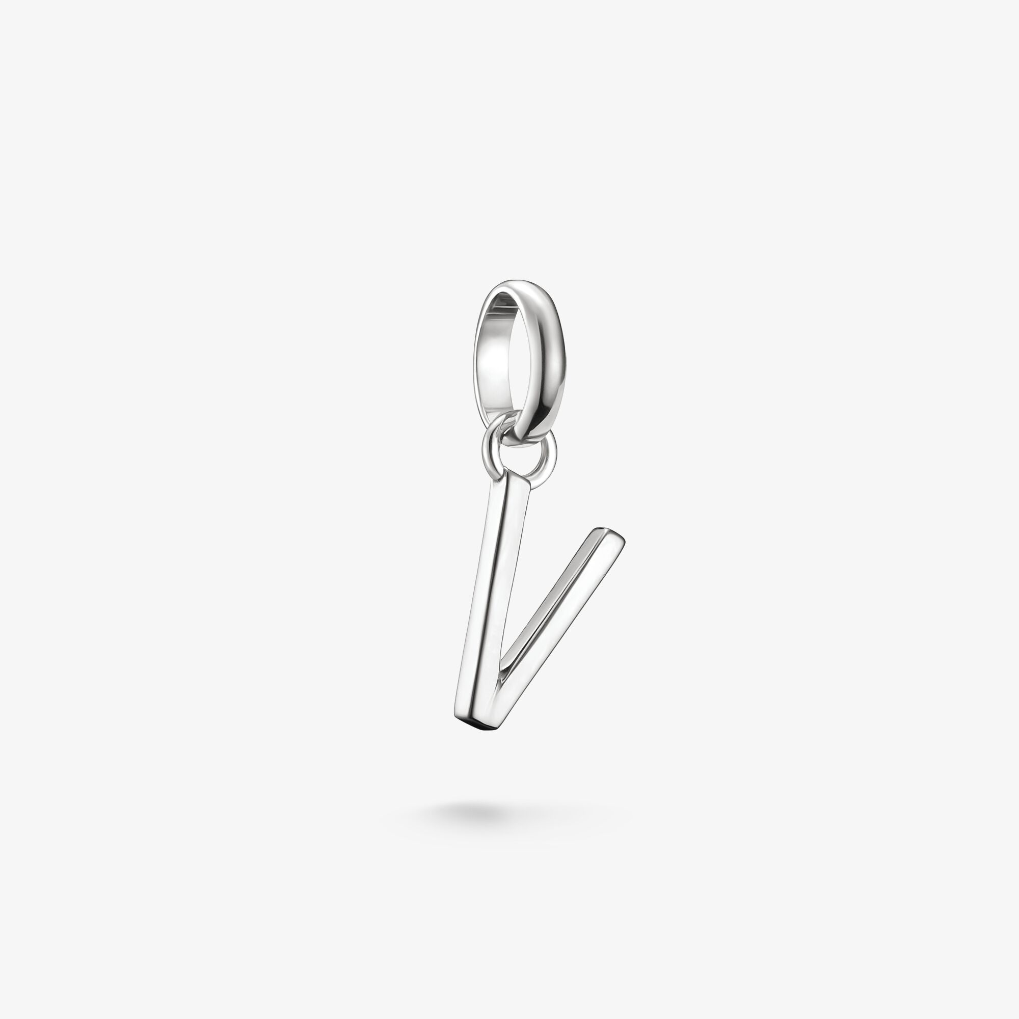 THOMAS SABO Pendentif Charm lettre V Connect argent Argent sterling, Taille: one size, pour femme