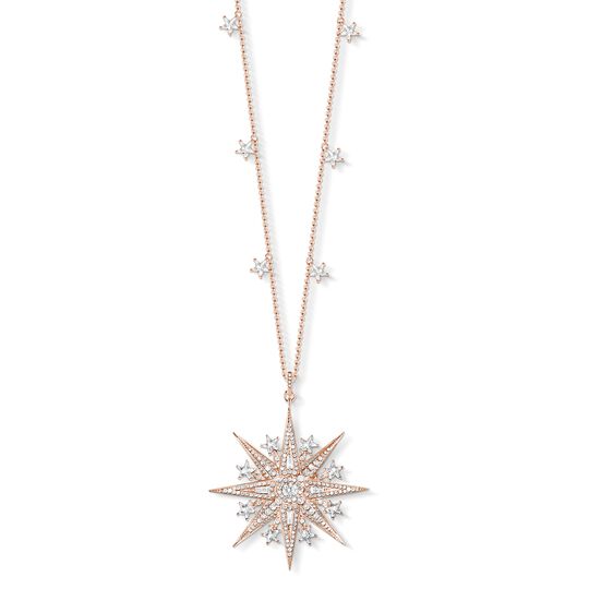 Pendant on chain Magic Star Rose gold from the Glam &amp; Soul collection in the THOMAS SABO online store