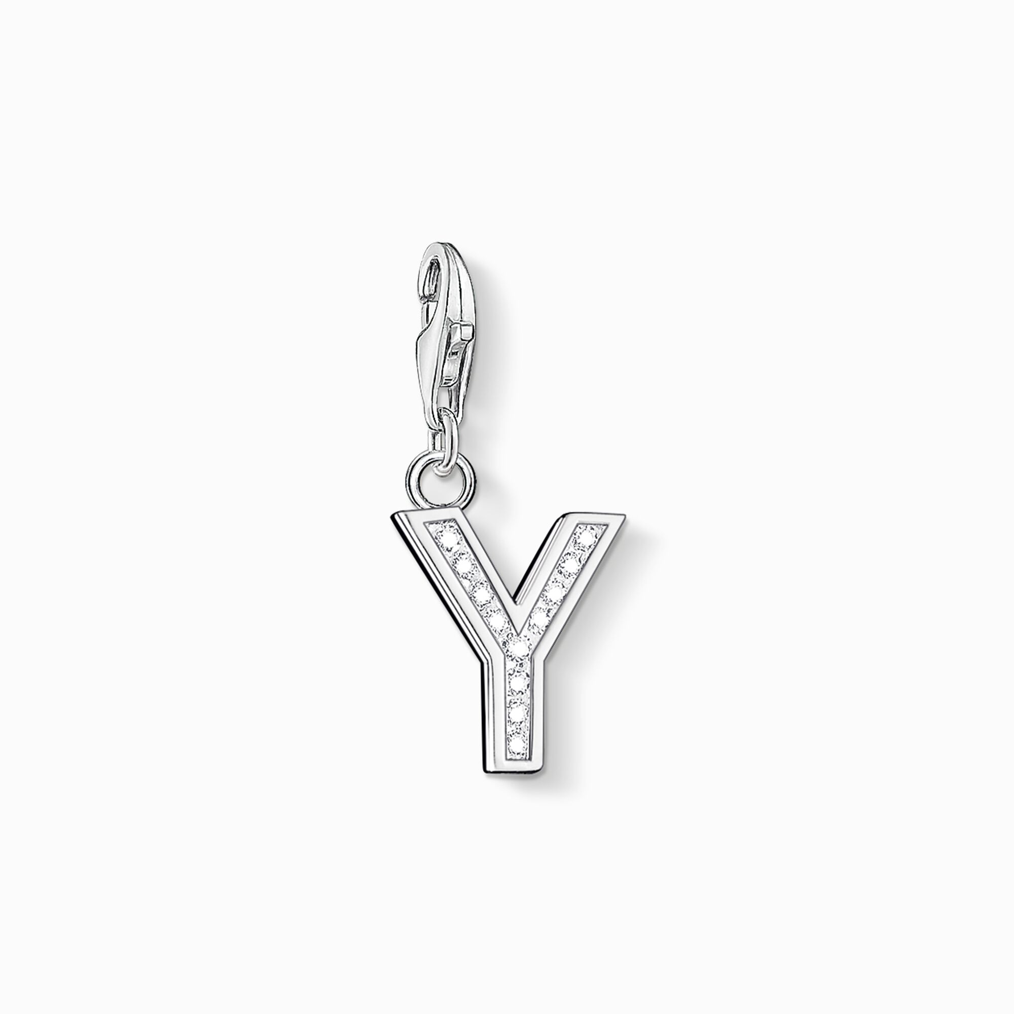 Charm pendant letter Y from the Charm Club collection in the THOMAS SABO online store