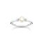 Ring Perle mit wei&szlig;en Steinen silber aus der Charming Collection Kollektion im Online Shop von THOMAS SABO