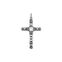 Pendant black ethno cross medium from the  collection in the THOMAS SABO online store
