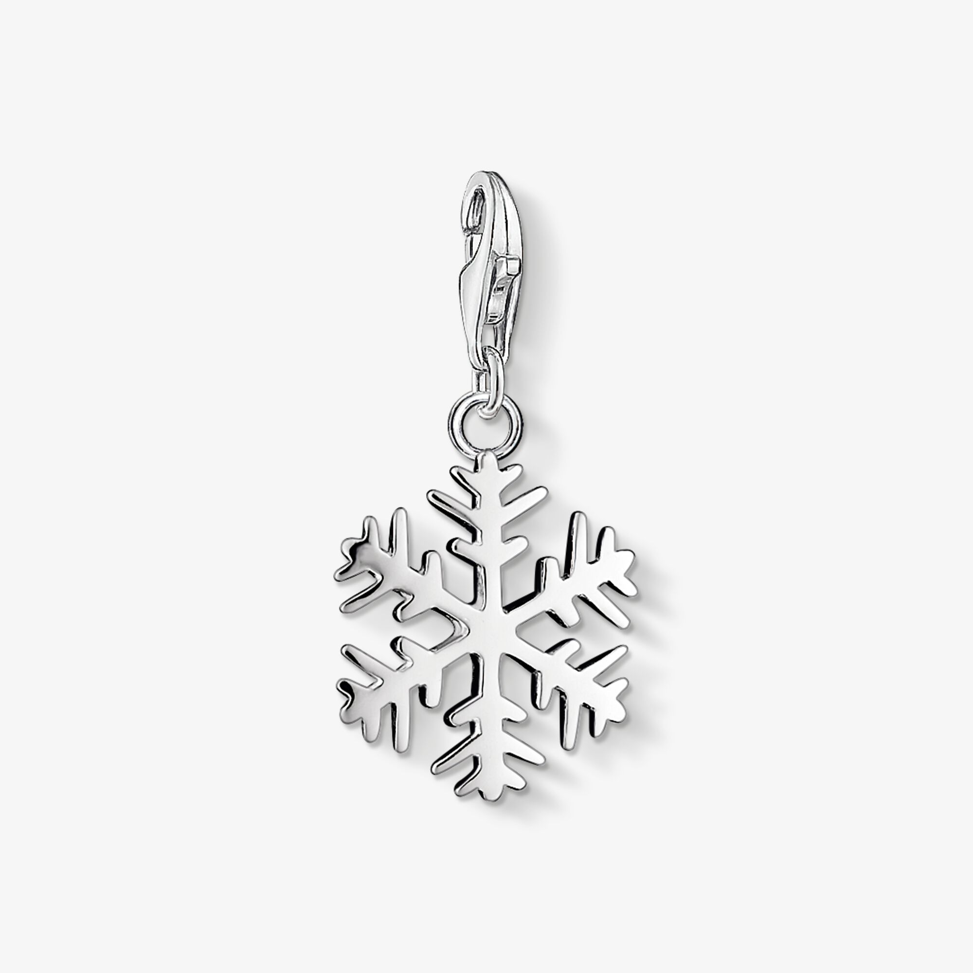 THOMAS SABO Pendentif Charm flocon de neige Argent sterling, Taille: one size, pour femme