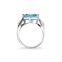 Ring blue stone, large, with star from the  collection in the THOMAS SABO online store