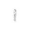 Single hoop earring with infinity pendant silver from the Charming Collection collection in the THOMAS SABO online store