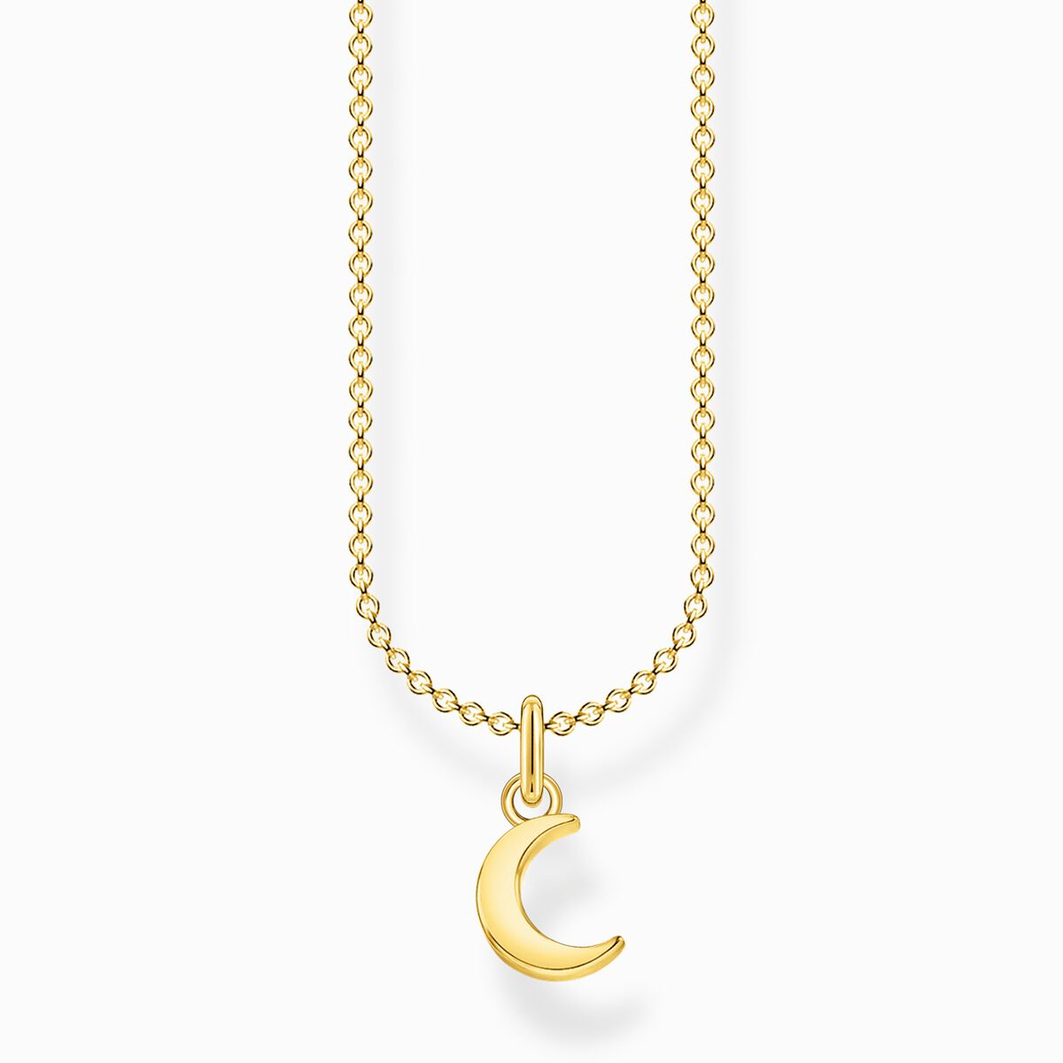 crescent Minimalist necklace moon THOMAS – SABO