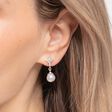 Pendientes perla estrella plata de la colección  en la tienda online de THOMAS SABO
