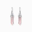 Cr&eacute;oles en argent avec pendentif en cristal rose et symboles de la collection  dans la boutique en ligne de THOMAS SABO