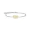 Pulsera de plata con Osito de Oro blanco, perla y piedra de circonita de la colección Charming Collection en la tienda online de THOMAS SABO