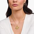 Colgante ba&ntilde;ado en oro con anillo planetario y piedras de colores de la colección  en la tienda online de THOMAS SABO