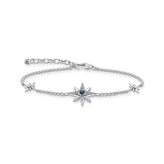 Bracelet Royalty star with stones silver from the  collection in the THOMAS SABO online store