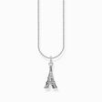 Silver necklace with Eiffel Tower pendant and zirconia from the Charming Collection collection in the THOMAS SABO online store