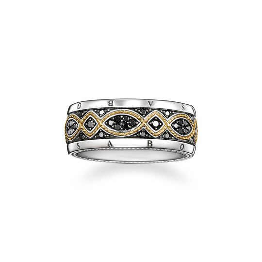 Band ring diamond love knot from the  collection in the THOMAS SABO online store