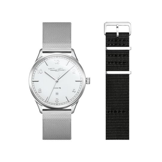 Set Code TS wei&szlig;e Uhr und schwarzes Armband aus der  Kollektion im Online Shop von THOMAS SABO