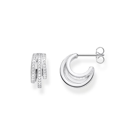 Hoop earrings silver rings from the  collection in the THOMAS SABO online store