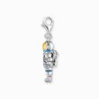 Charm pendant astronaut with stones and cold enamel silver blackened from the Charm Club collection in the THOMAS SABO online store