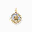 Gold-plated pendant with blue cold enamel and colourful stones from the  collection in the THOMAS SABO online store