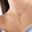 Cadena y-necklace flor oro de la colección  en la tienda online de THOMAS SABO