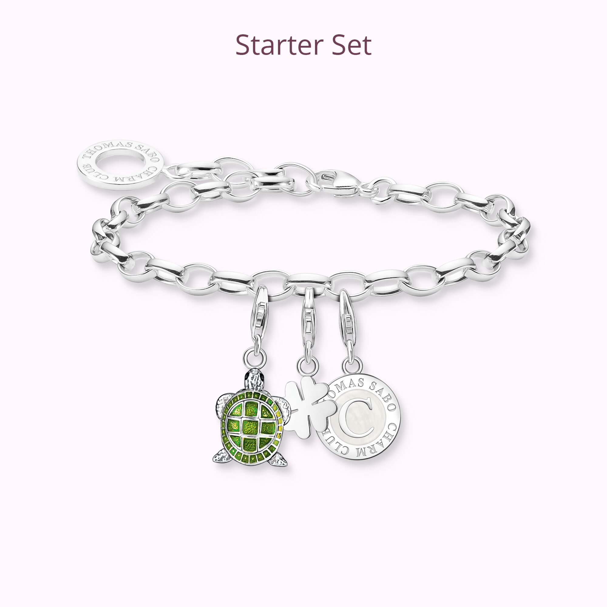 Silver CHARMISTA starter set lucky turtle from the Charm Club collection in the THOMAS SABO online store