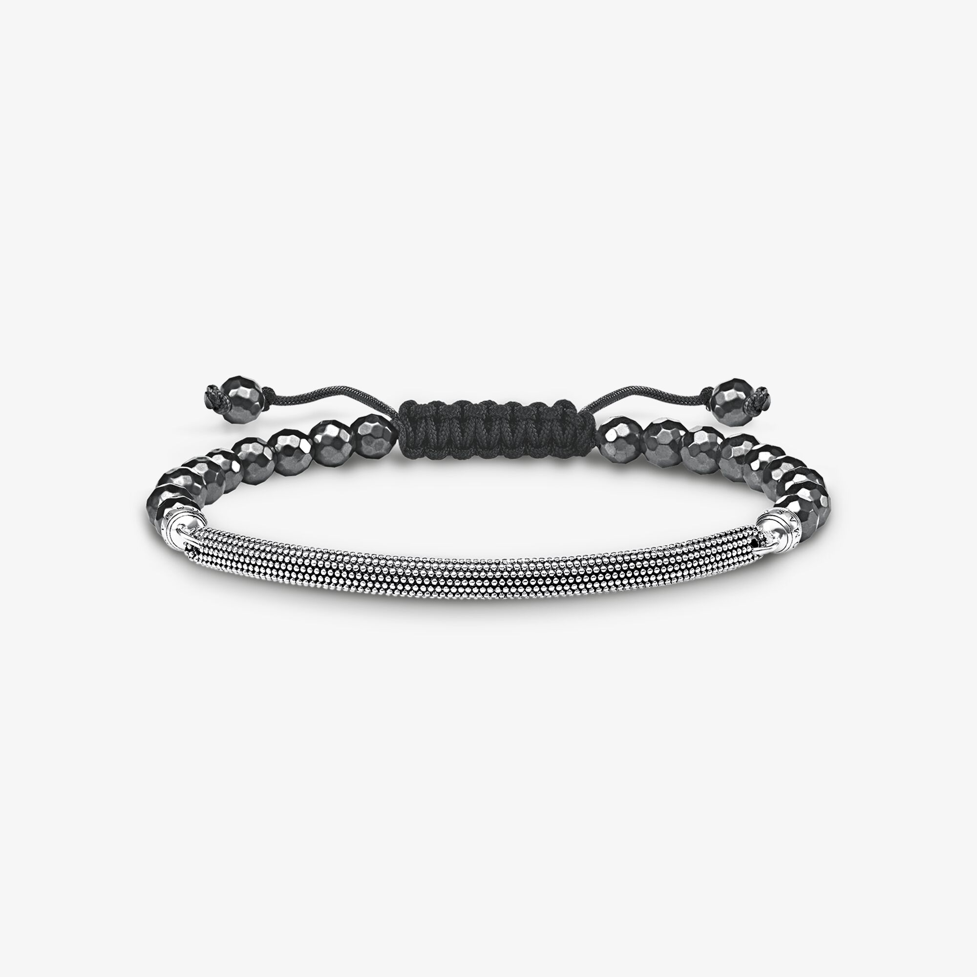 THOMAS SABO Bracelet Katmandu Argent Sterling noirci, Taille: 24 cm, pour homme