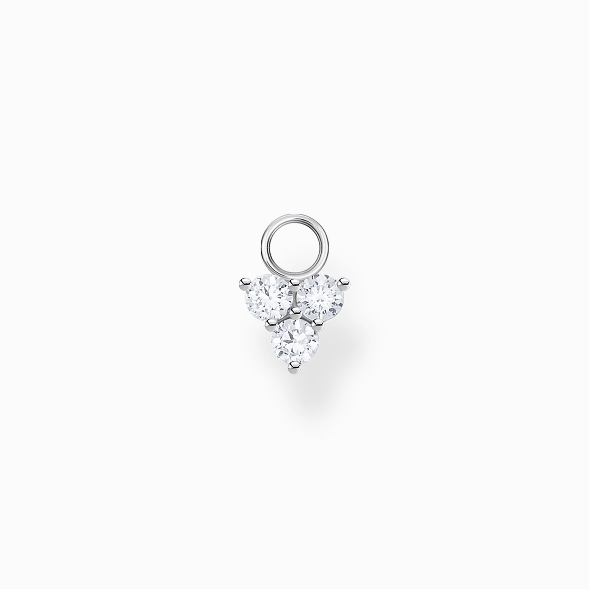 Pendentif pour boucle d&#39;oreille unique pierres blanches argent de la collection Charming Collection dans la boutique en ligne de THOMAS SABO