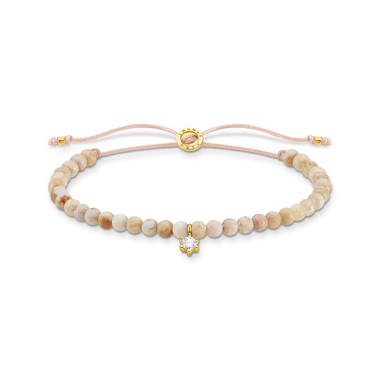 Bracelet perles avec pierre blanche de la collection Charming Collection dans la boutique en ligne de THOMAS SABO