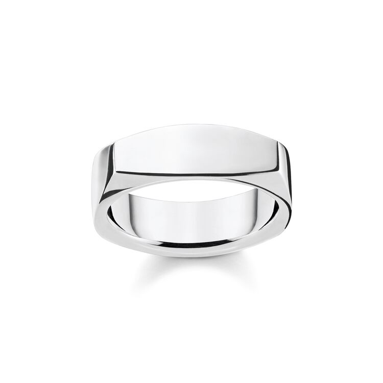 Ring Eckig Silber Tr2279 001 21 Thomas Sabo