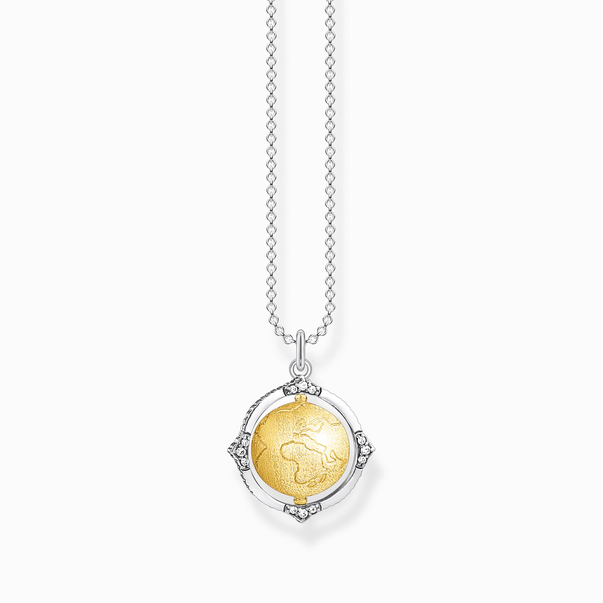Necklace vintage globe from the  collection in the THOMAS SABO online store