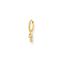 Single hoop earring with white stone and seahorse gold from the Charming Collection collection in the THOMAS SABO online store