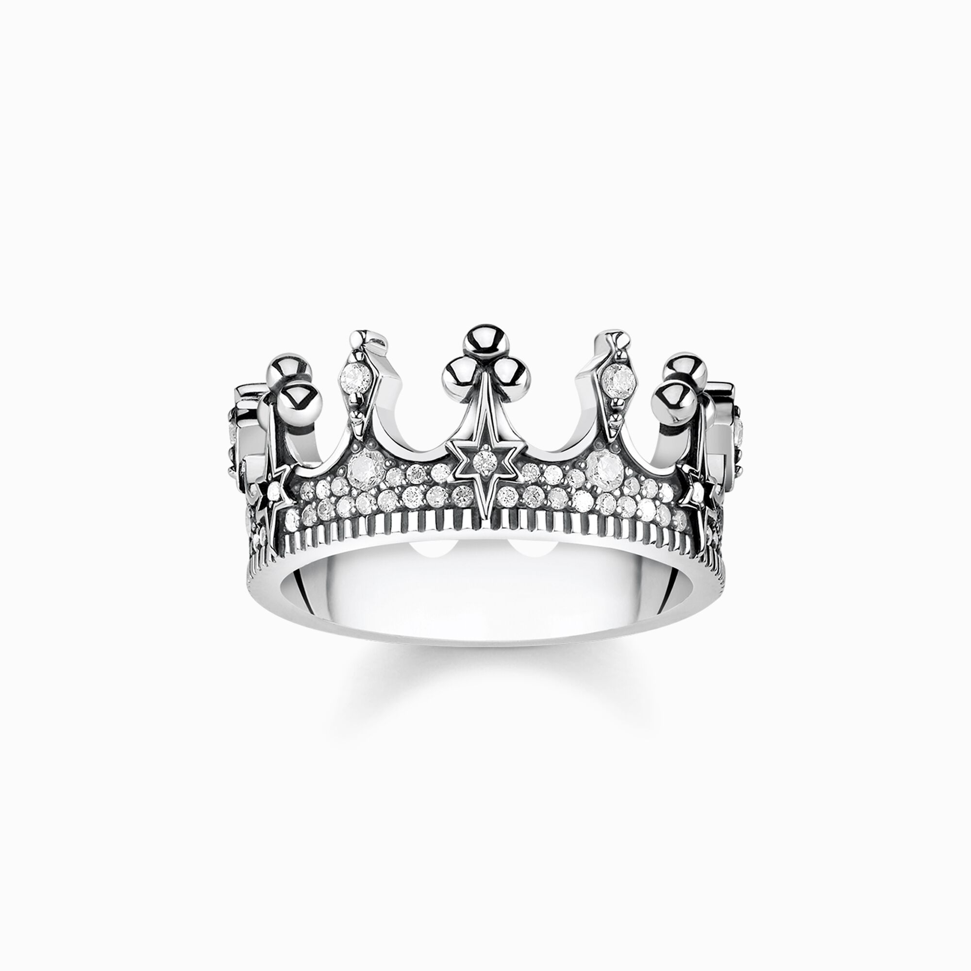 Ring crown silver from the  collection in the THOMAS SABO online store