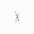 Single ear cuff criss cross dots silver from the Charming Collection collection in the THOMAS SABO online store