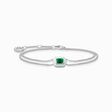 Bracelet with green stone silver from the Charming Collection collection in the THOMAS SABO online store