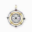 Pendant amulet elements of nature black-gold from the  collection in the THOMAS SABO online store