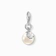 Charm pendant pearl with cloverleaf from the Charm Club collection in the THOMAS SABO online store