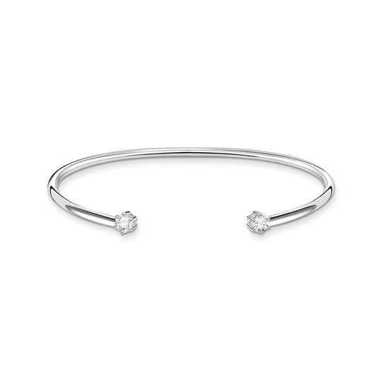 Bracelet jonc pierre blanche de la collection Charming Collection dans la boutique en ligne de THOMAS SABO