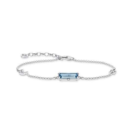Bracelet blue stone with moon and star from the  collection in the THOMAS SABO online store