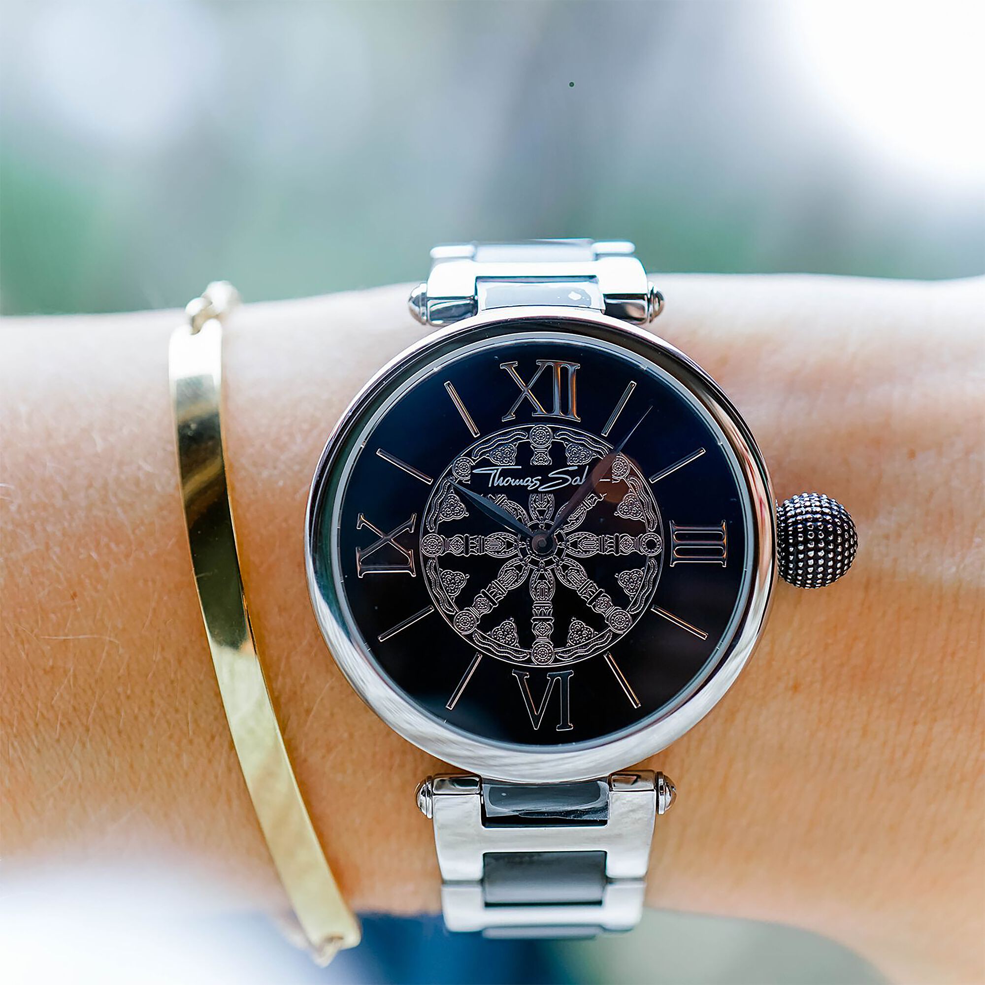 Set de joya Karma reloj para se&ntilde;ora plata de la colección  en la tienda online de THOMAS SABO