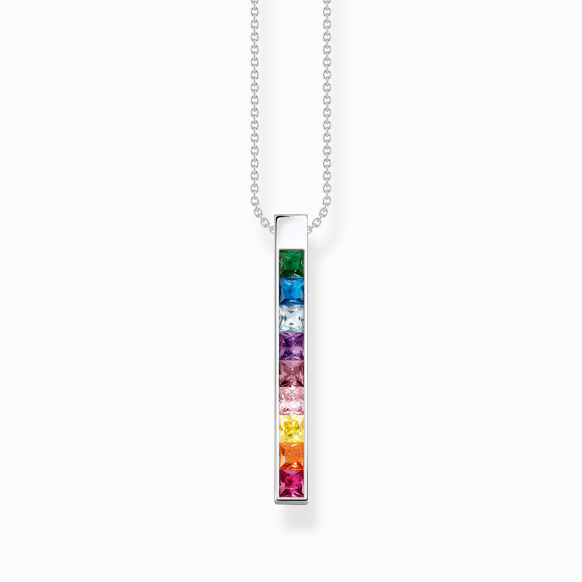 Necklace colourful stones silver from the  collection in the THOMAS SABO online store
