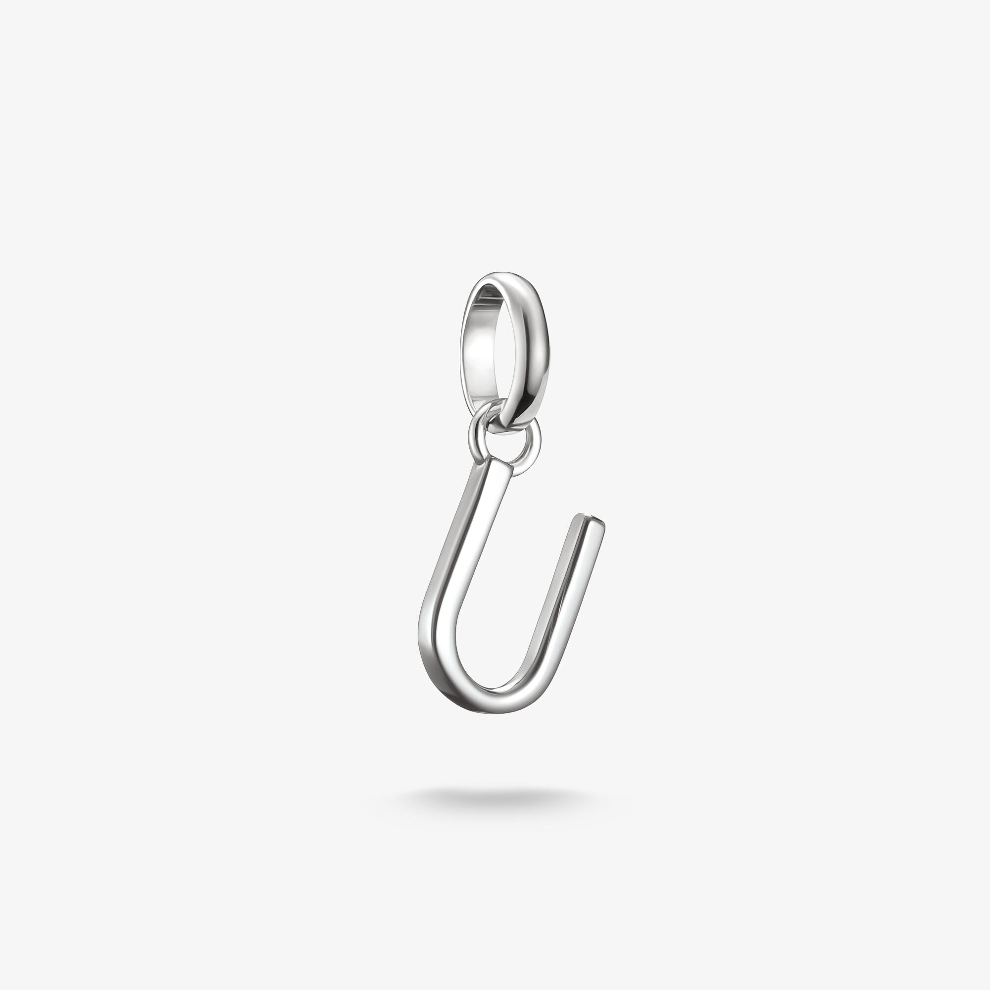THOMAS SABO Pendentif Charm Lettre U Connect argent Argent sterling, Taille: one size, pour femme