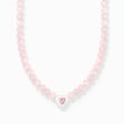Choker heart with beads of rose quartz from the Charming Collection collection in the THOMAS SABO online store