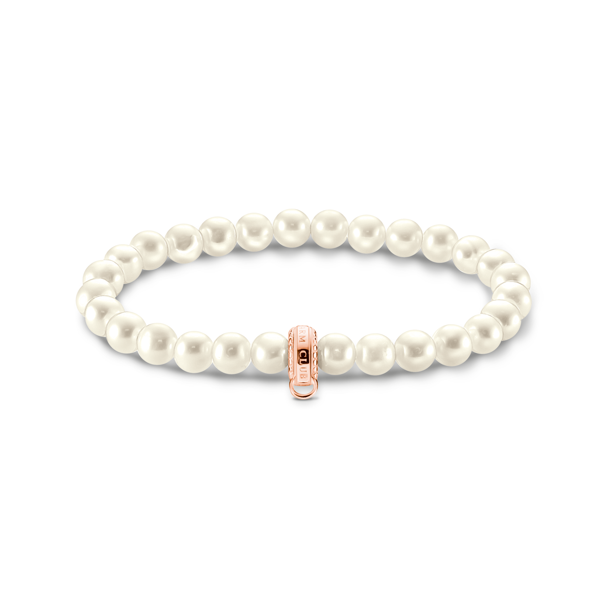 Thomas Sabo Charm-Perlenarmband roségold weiß X0284-428-14-L15