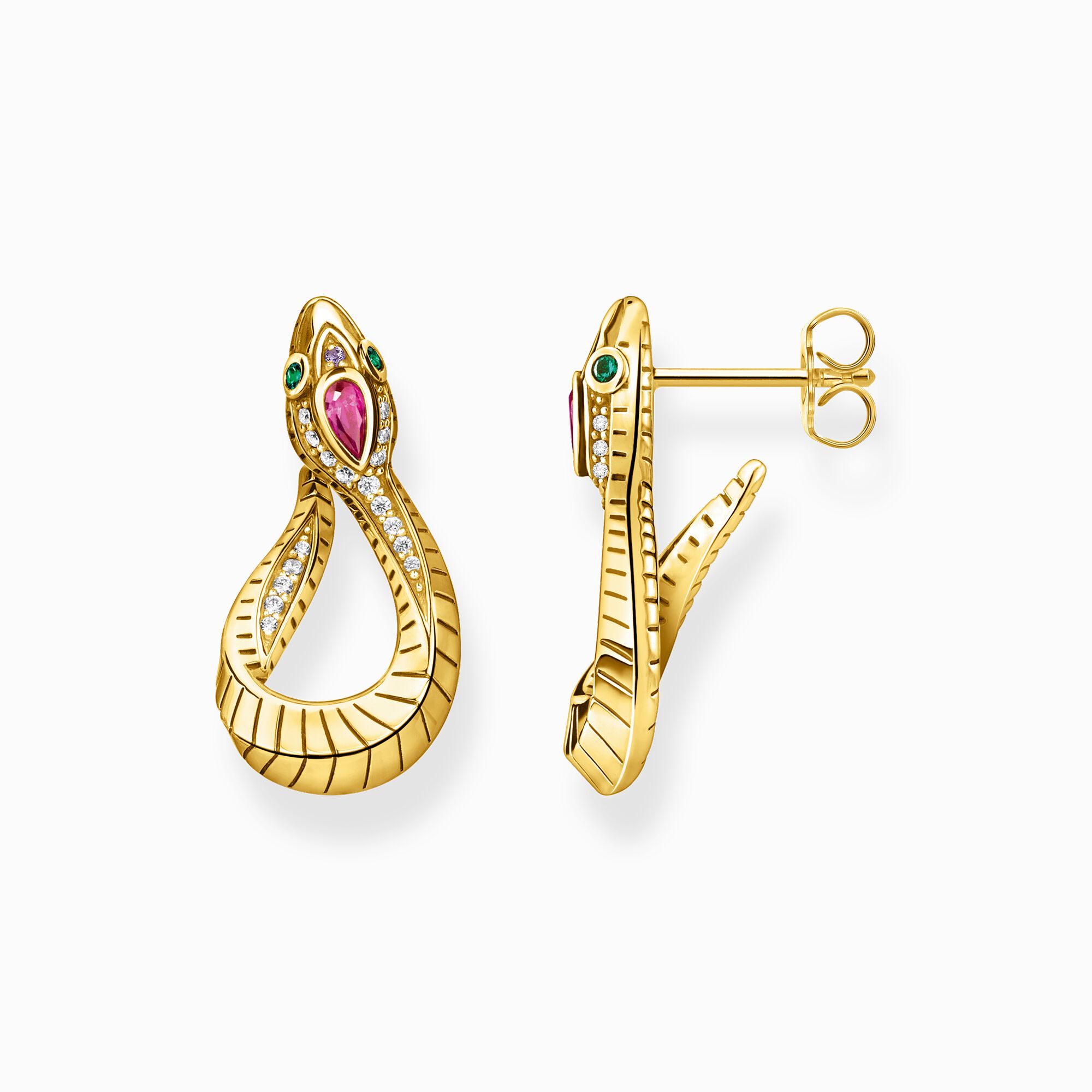 Boucles d&#39;oreilles serpent or de la collection  dans la boutique en ligne de THOMAS SABO