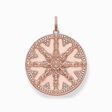 Pendant pink diamond Karma Wheel from the  collection in the THOMAS SABO online store
