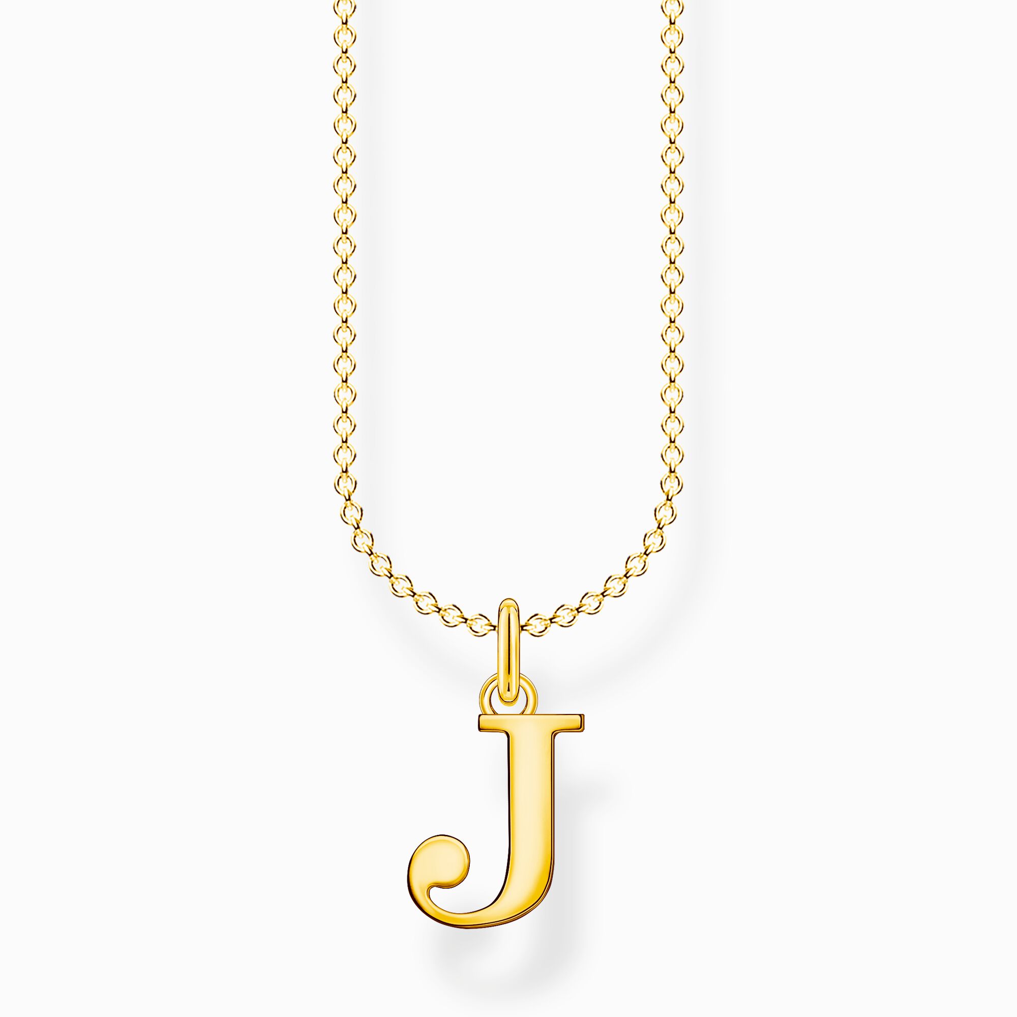 Necklace letter j gold from the Charming Collection collection in the THOMAS SABO online store